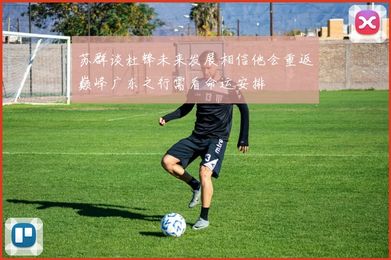 苏群谈杜锋未来发展相信他会重返巅峰广东之行需看命运安排